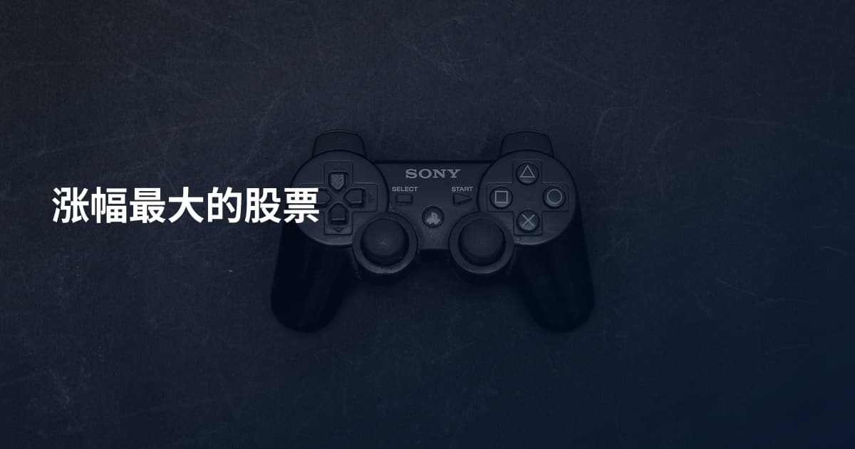涨幅最大的股票