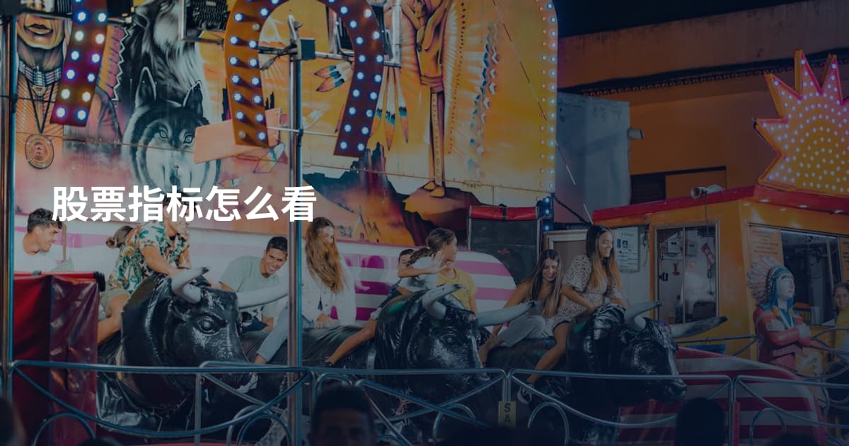 股票指标怎么看