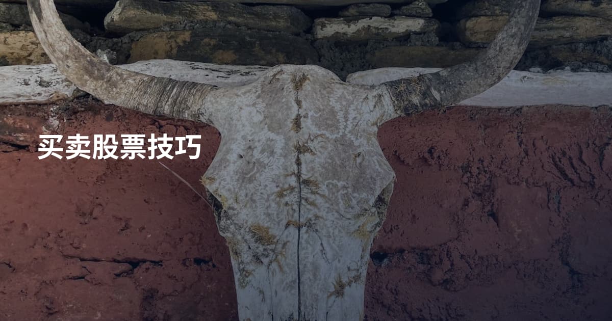 买卖股票技巧