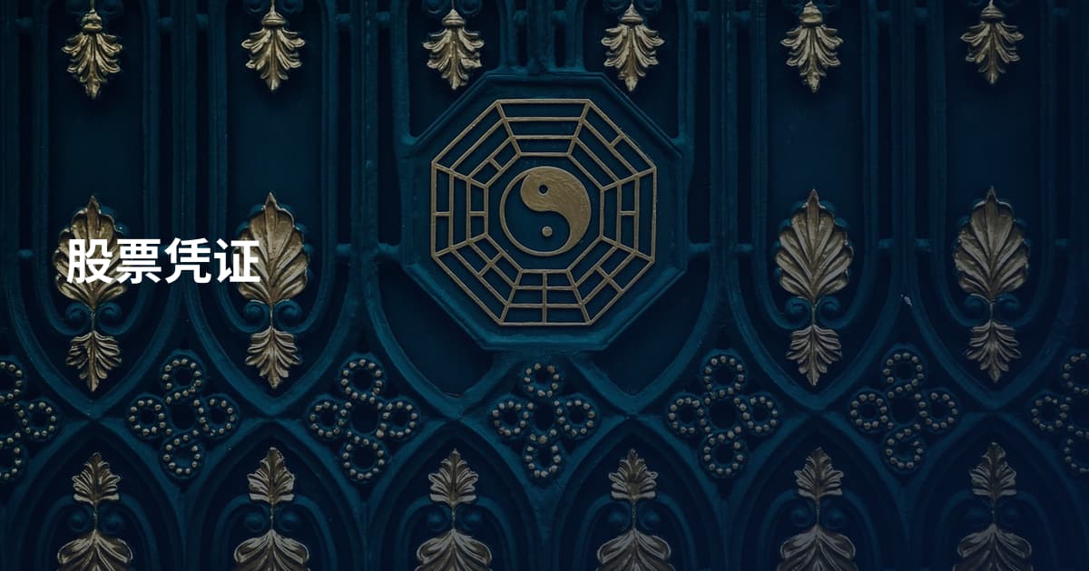 股票凭证