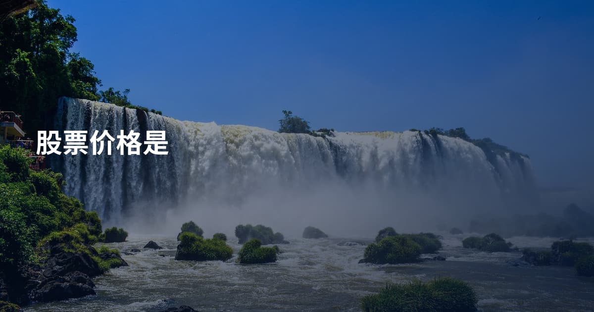 股票价格是
