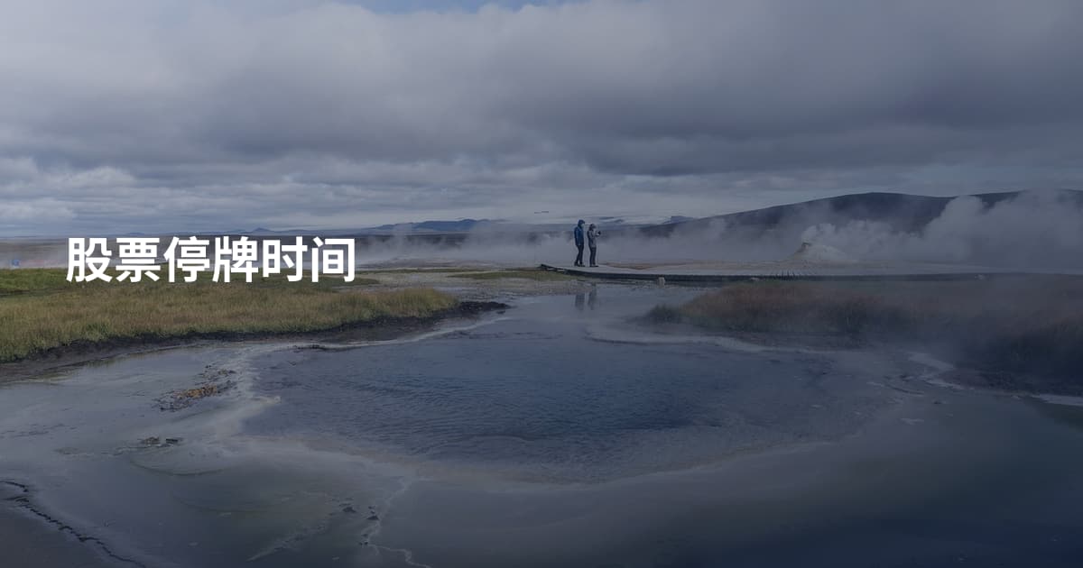 股票停牌时间