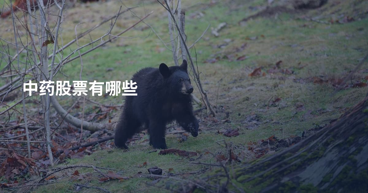 中药股票有哪些