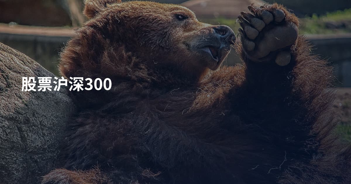 股票沪深300