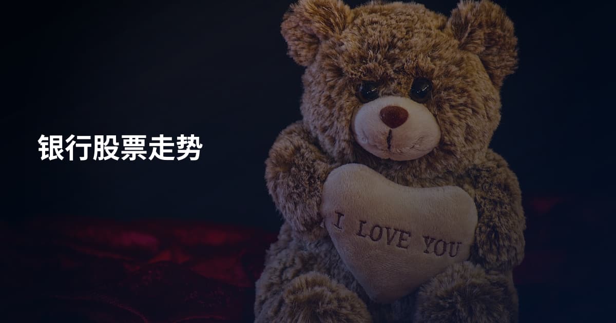 银行股票走势