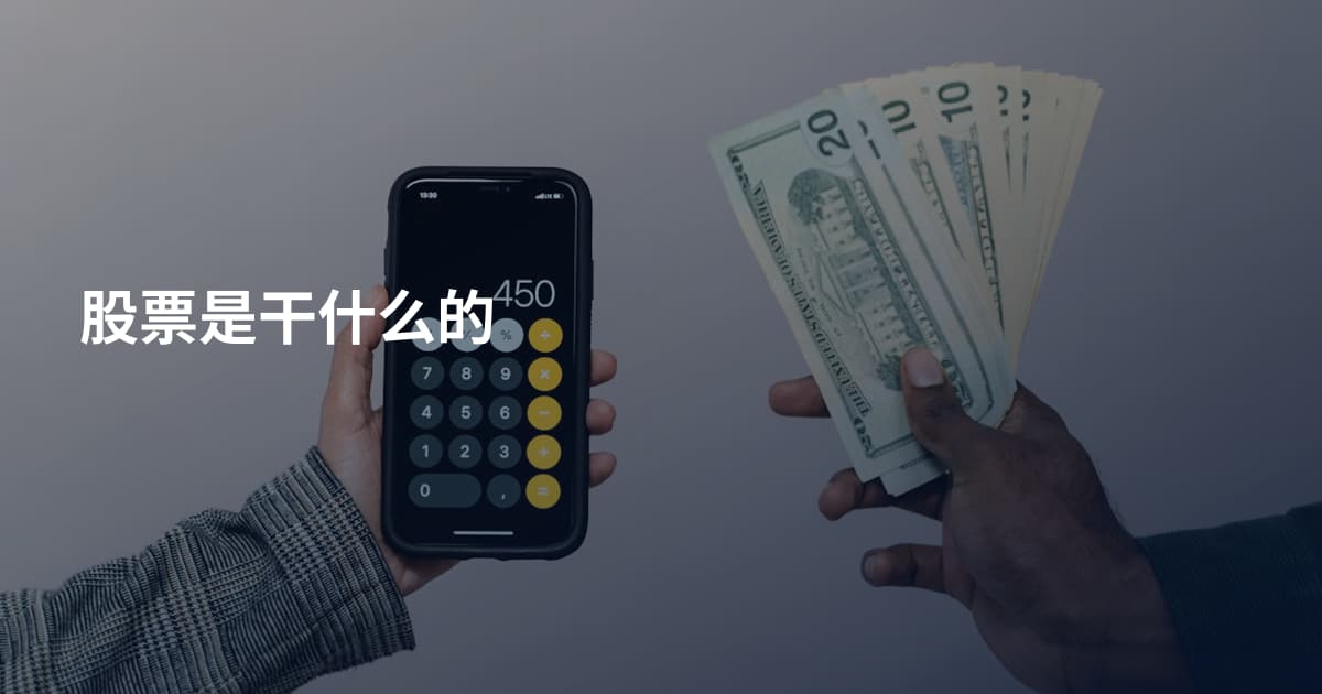 股票是干什么的