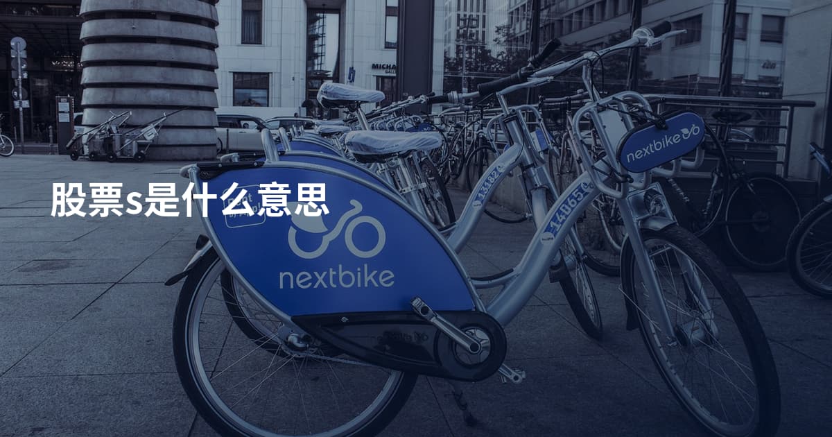 股票s是什么意思