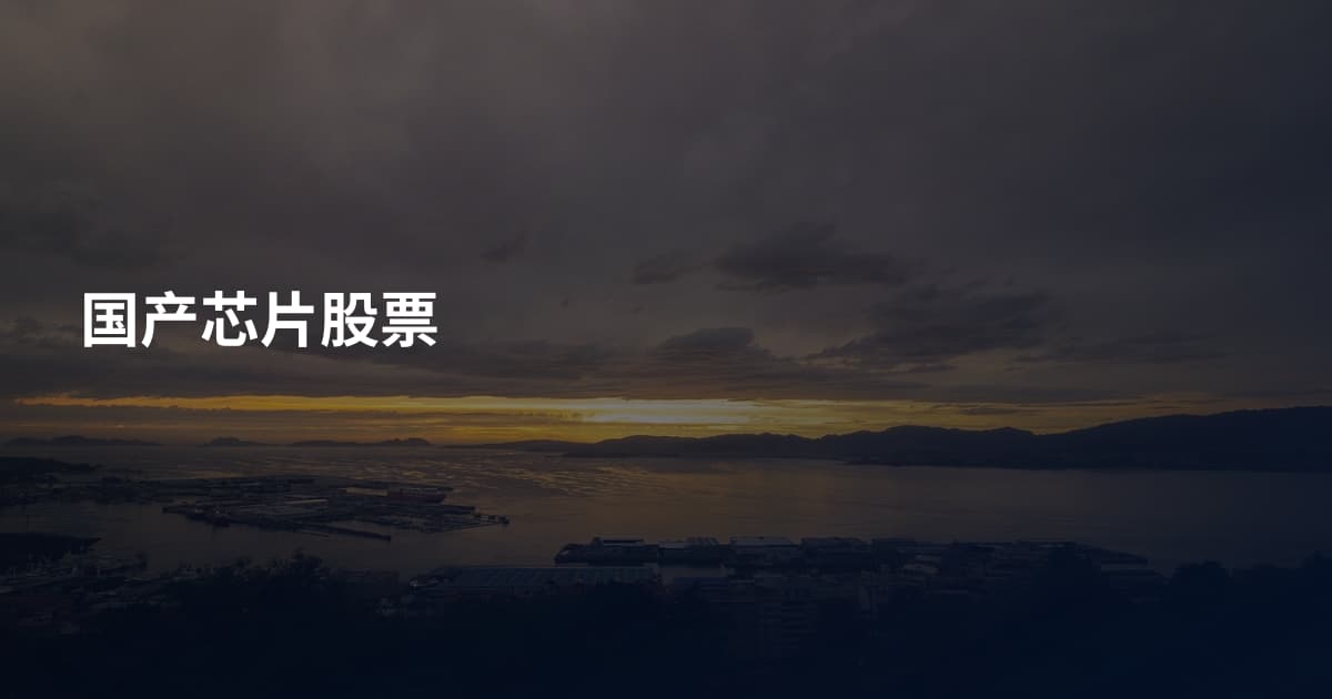 国产芯片股票