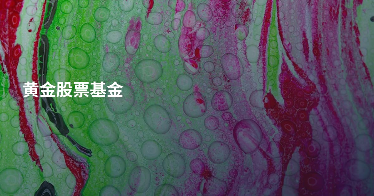 黄金股票基金
