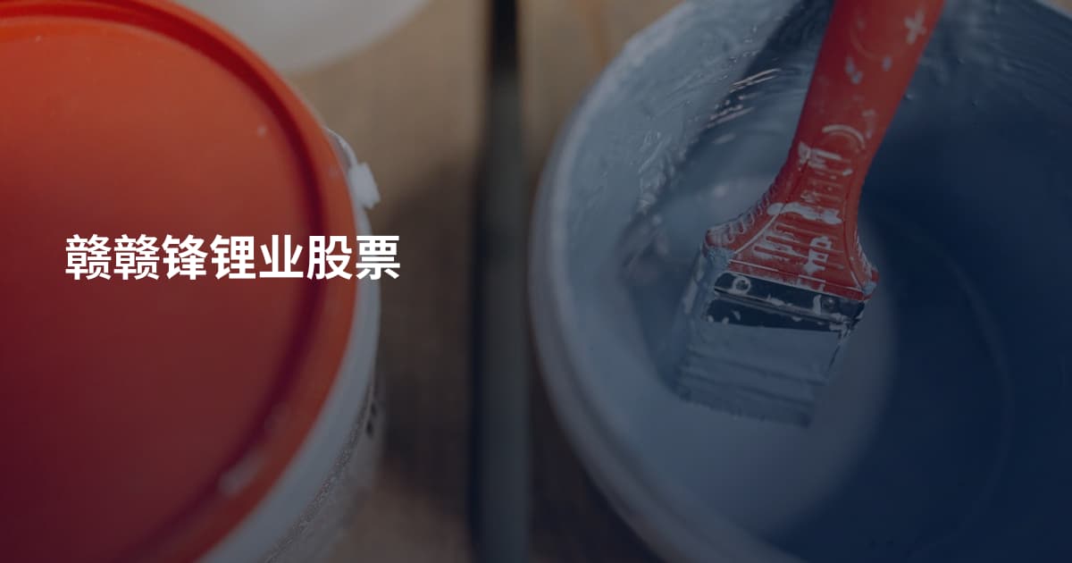 赣赣锋锂业股票