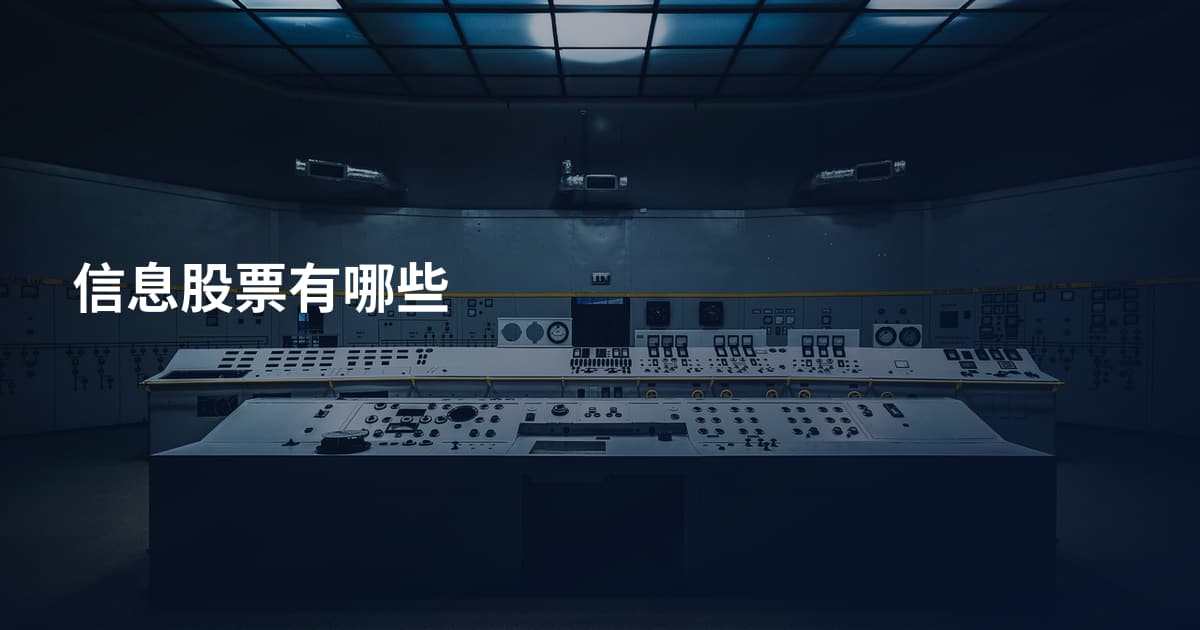 信息股票有哪些