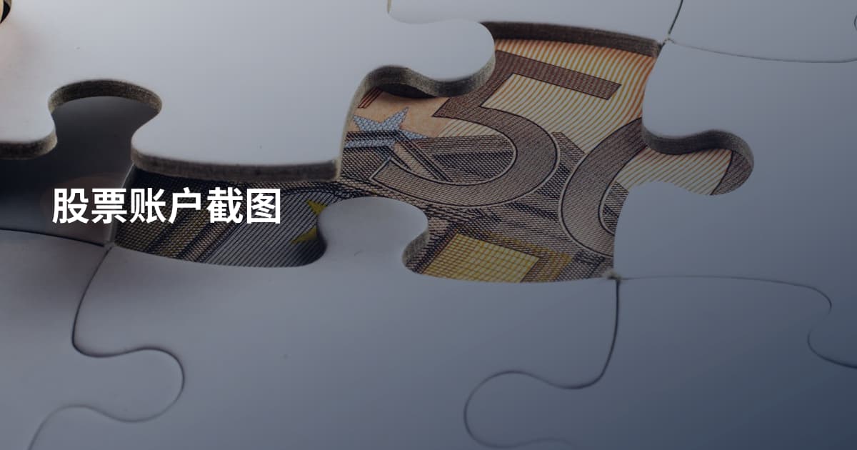 股票账户截图