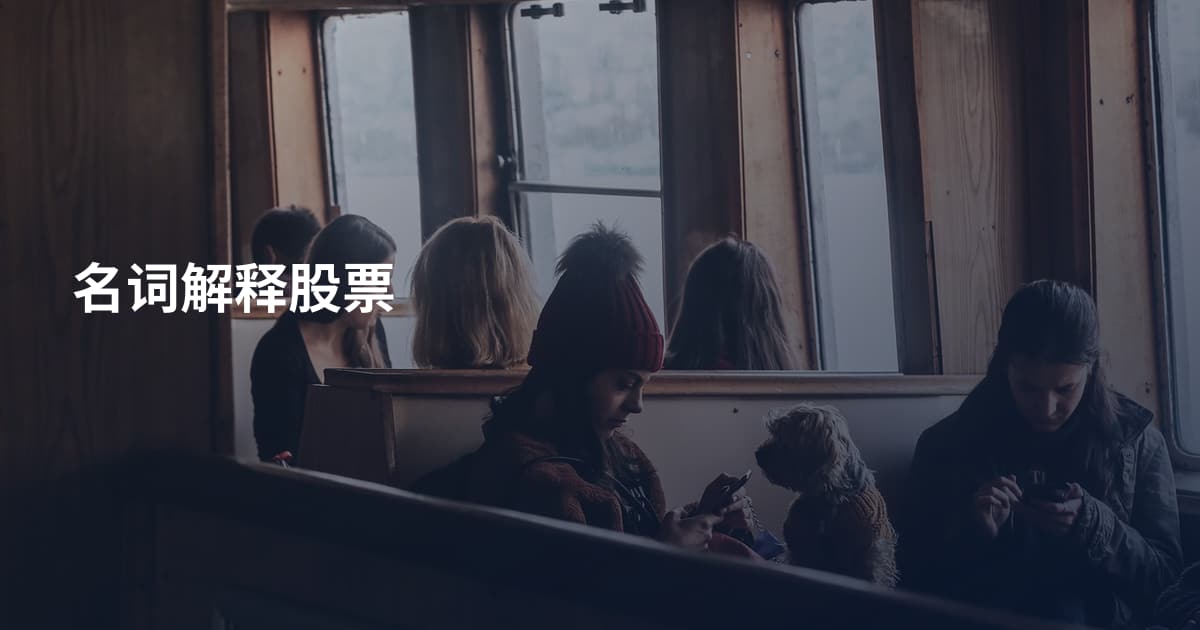 名词解释股票