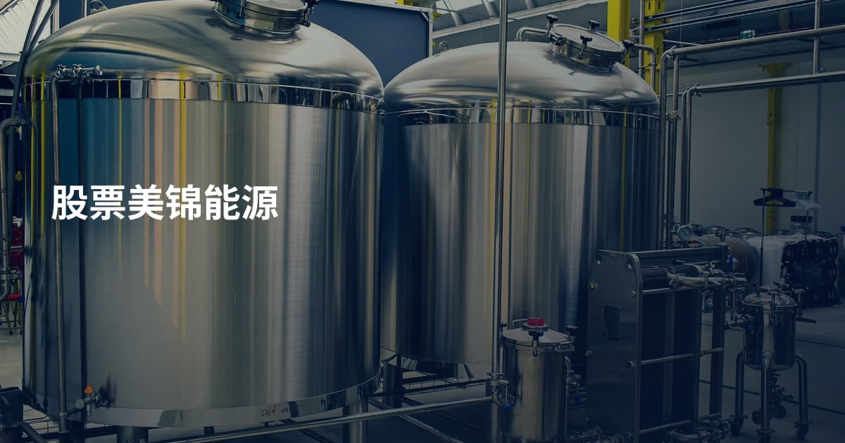 股票美锦能源