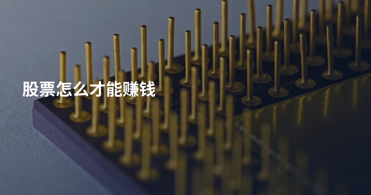 股票怎么才能赚钱