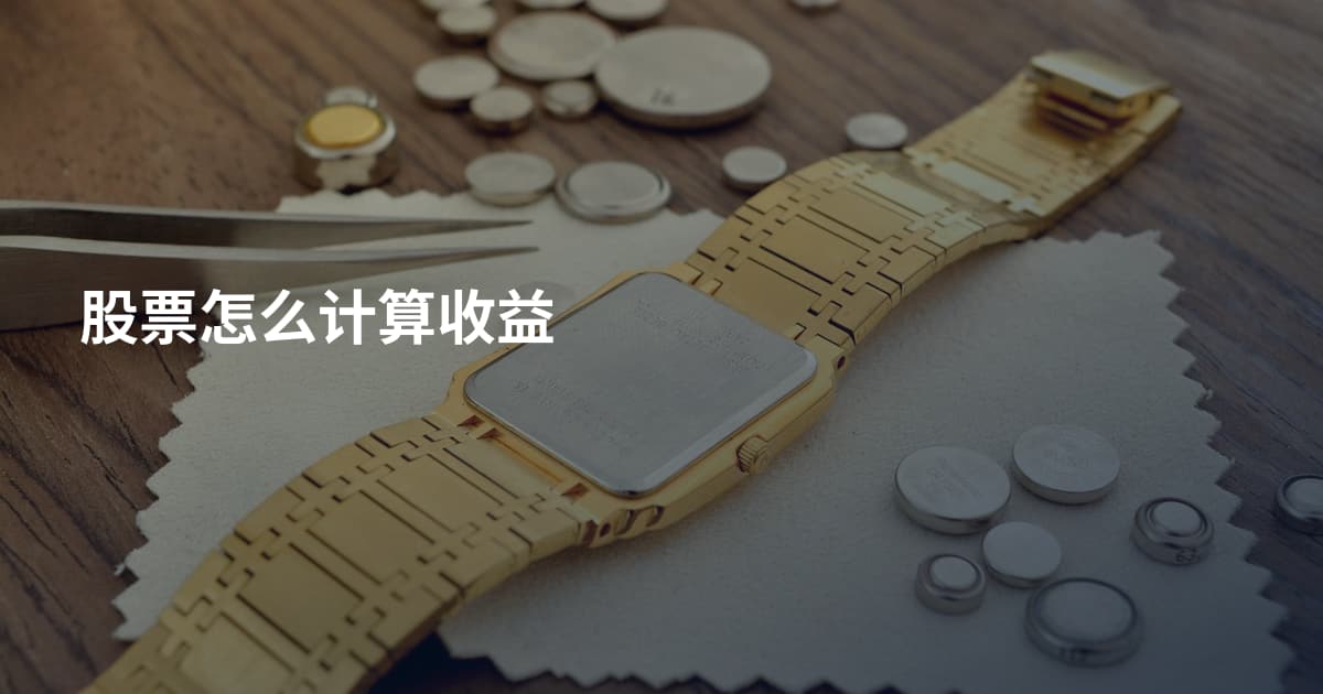 股票怎么计算收益