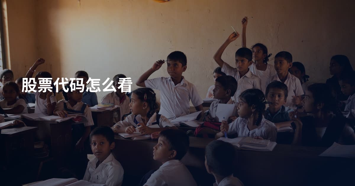 股票代码怎么看