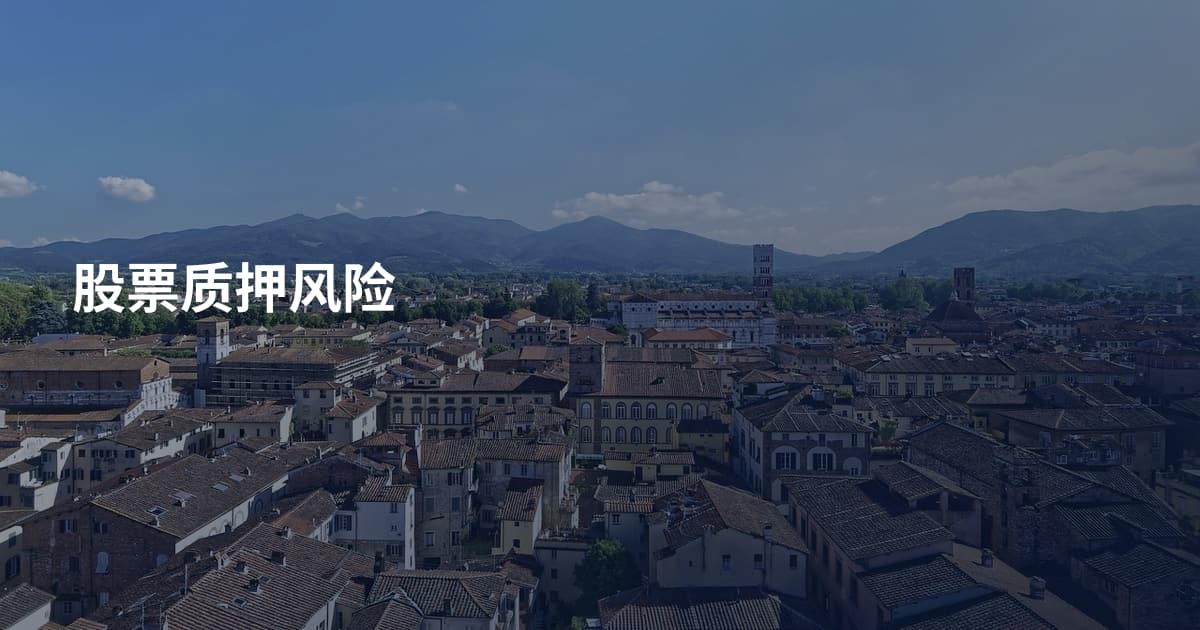 股票质押风险