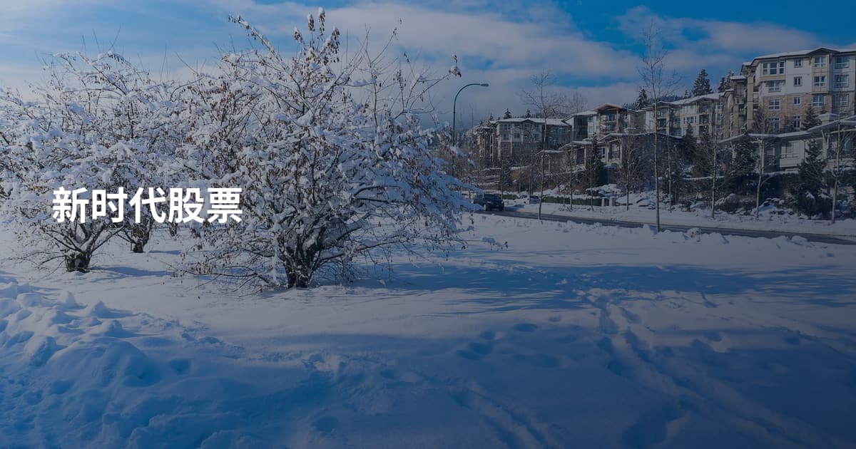 新时代股票