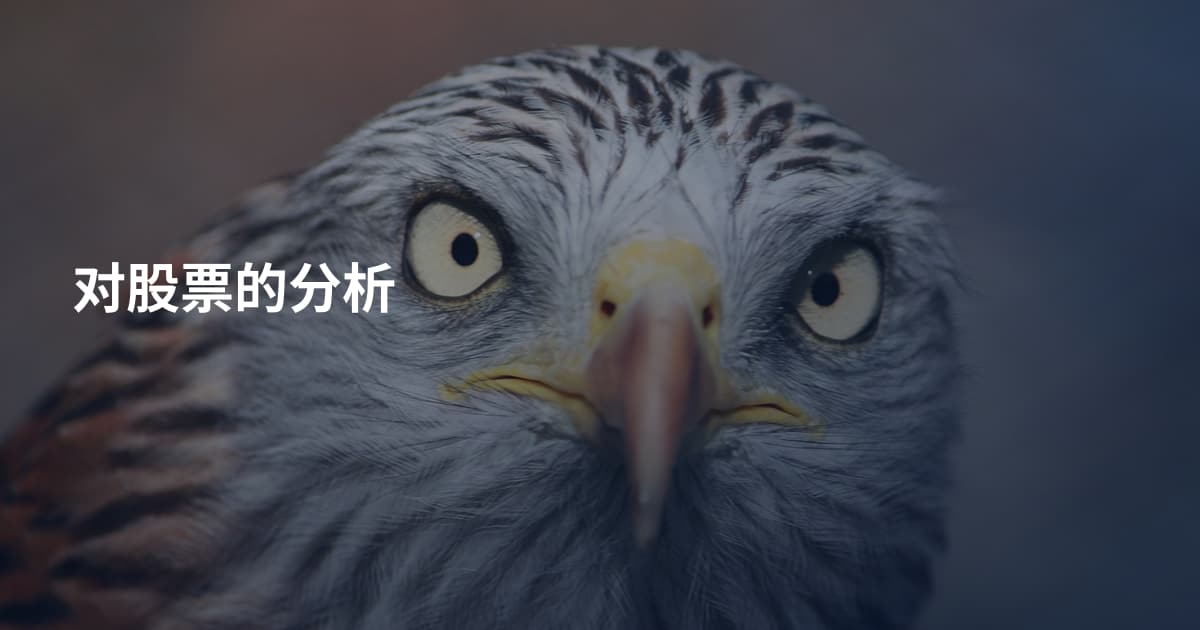 对股票的分析