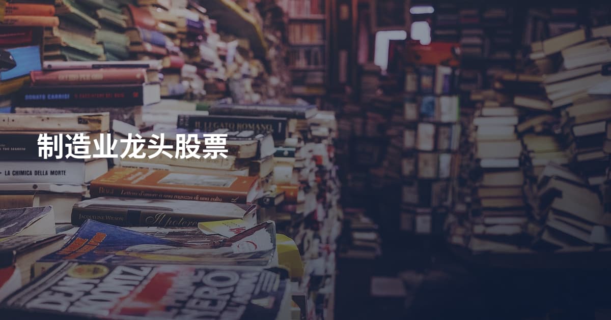 制造业龙头股票