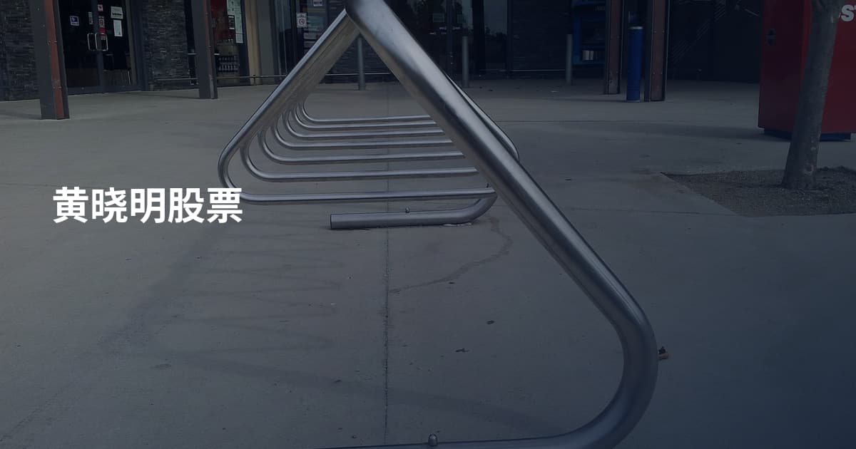 黄晓明股票