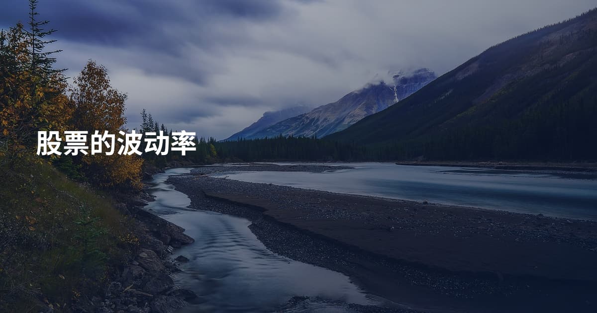 股票的波动率