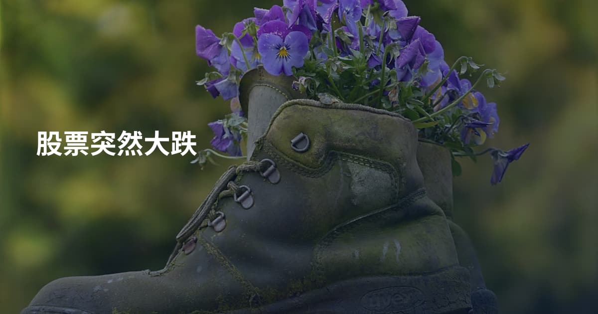 股票突然大跌