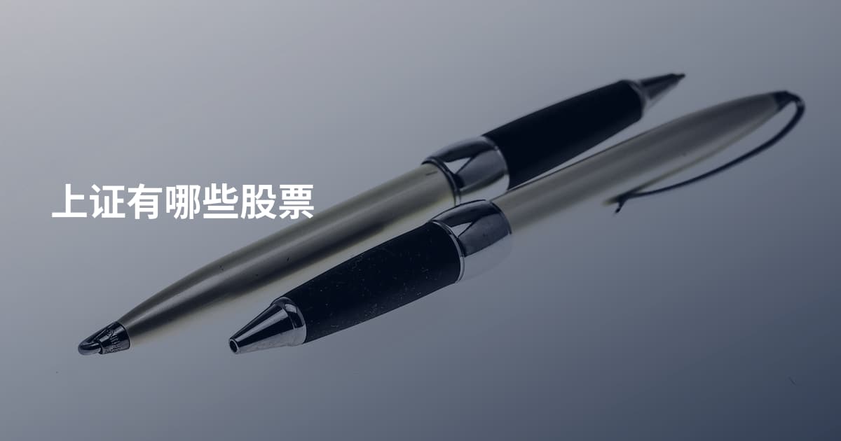 上证有哪些股票