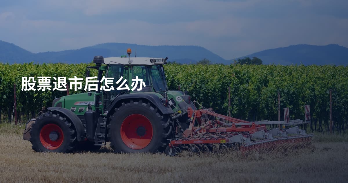 股票退市后怎么办