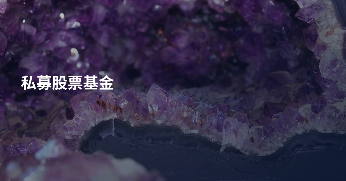 私募股票基金