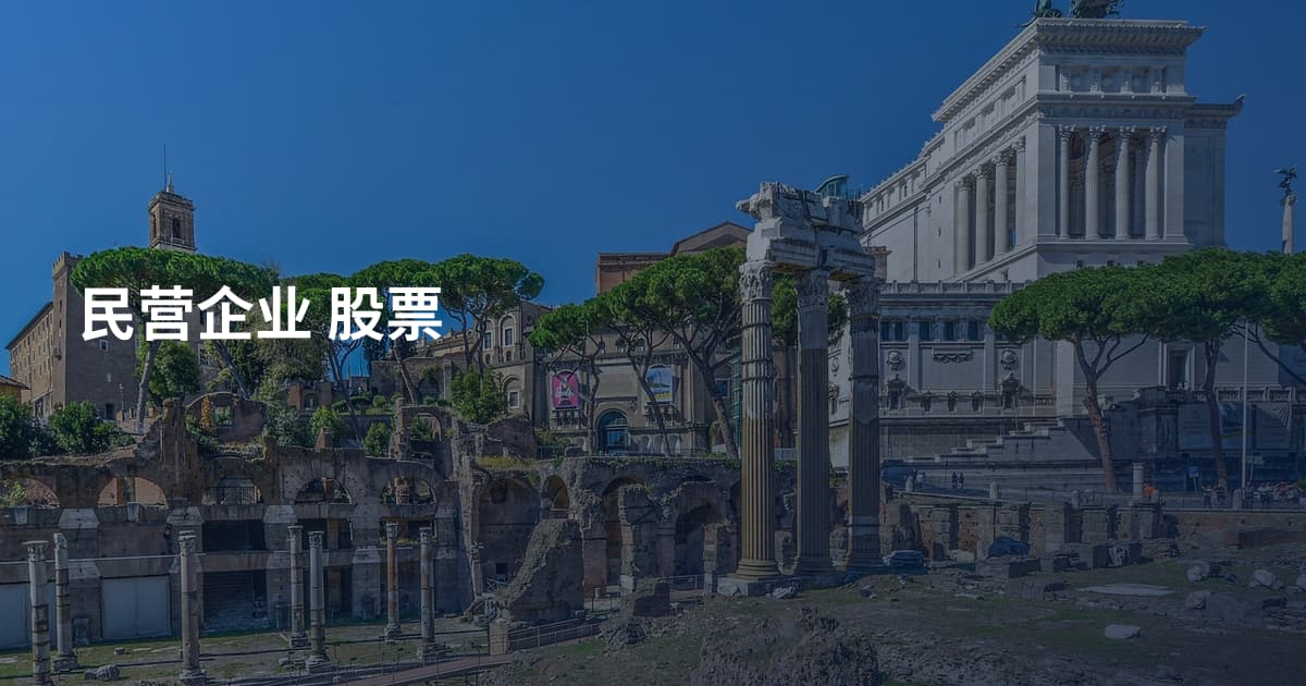 民营企业 股票