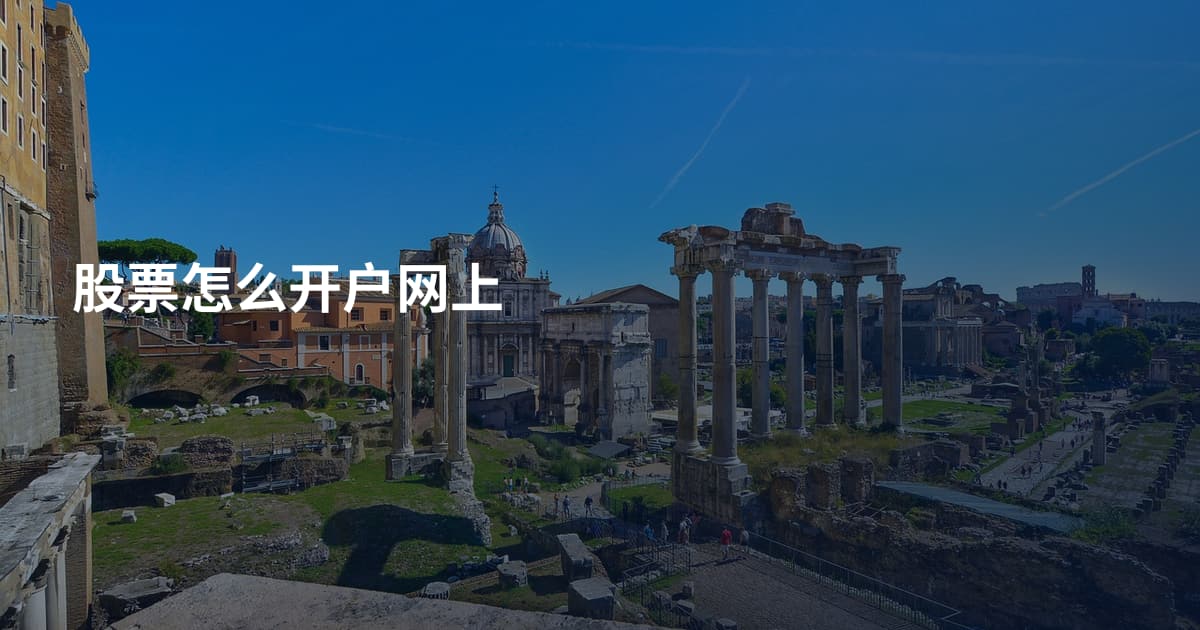 股票怎么开户网上