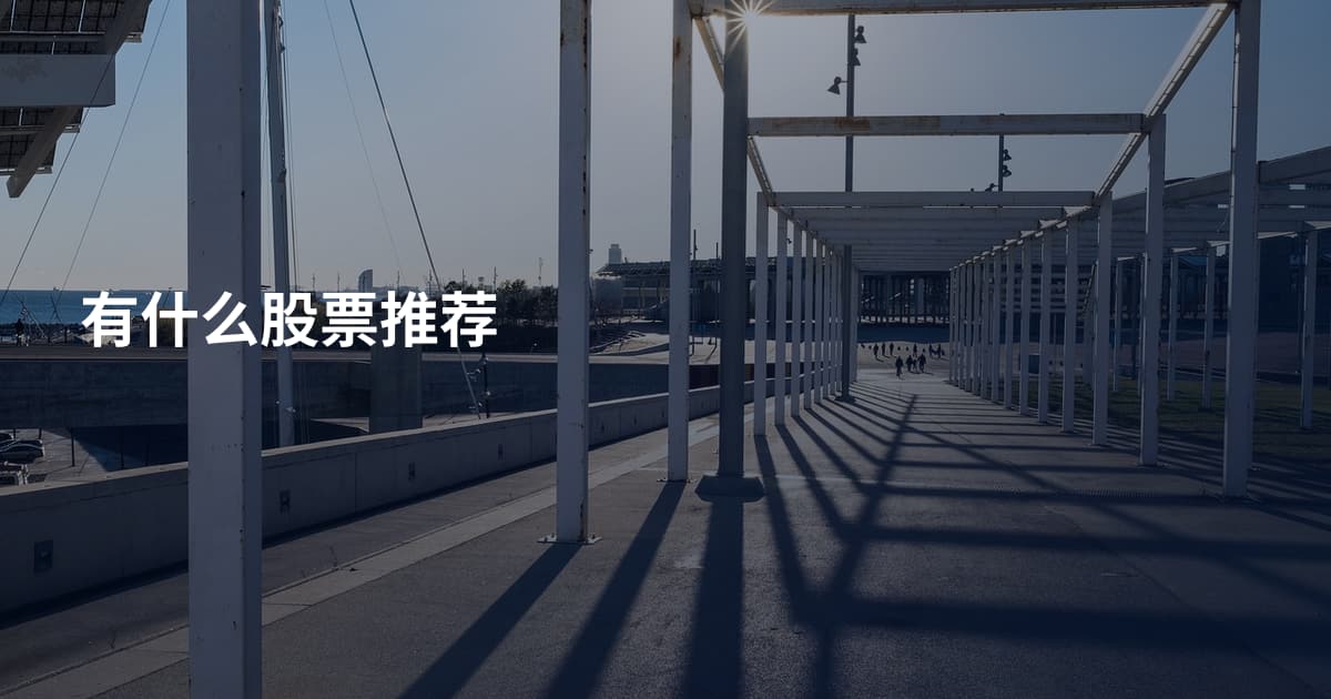 有什么股票推荐