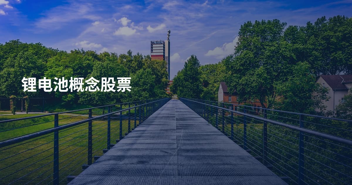 锂电池概念股票