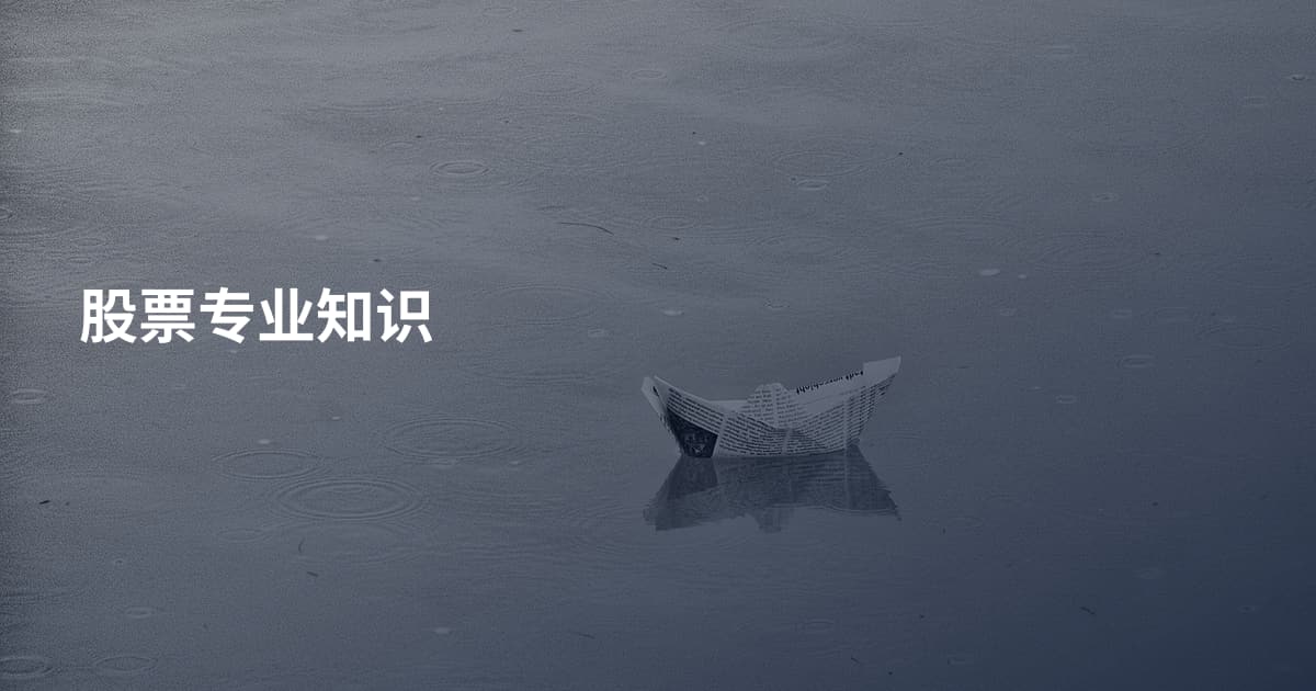 股票专业知识