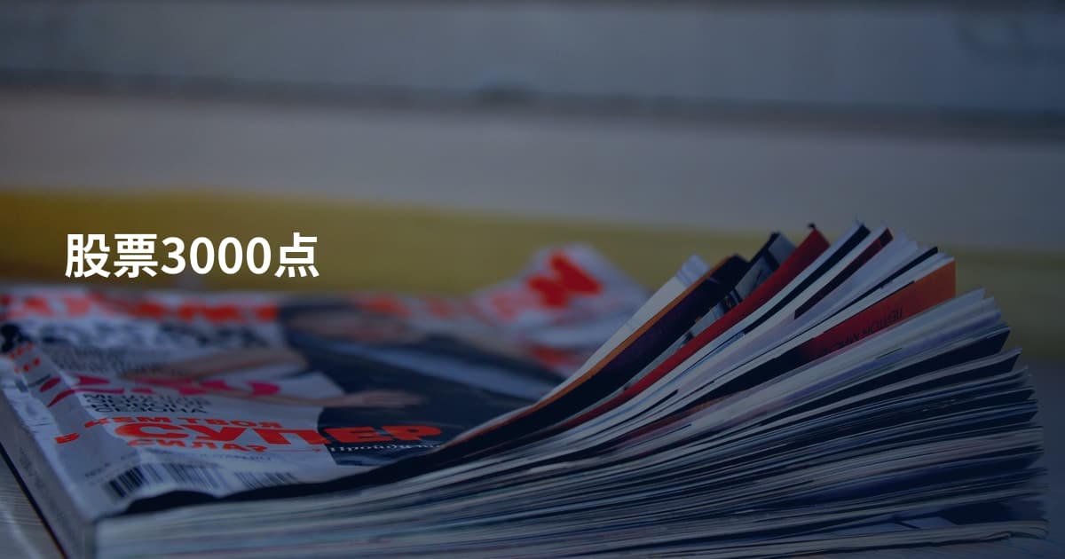 股票3000点
