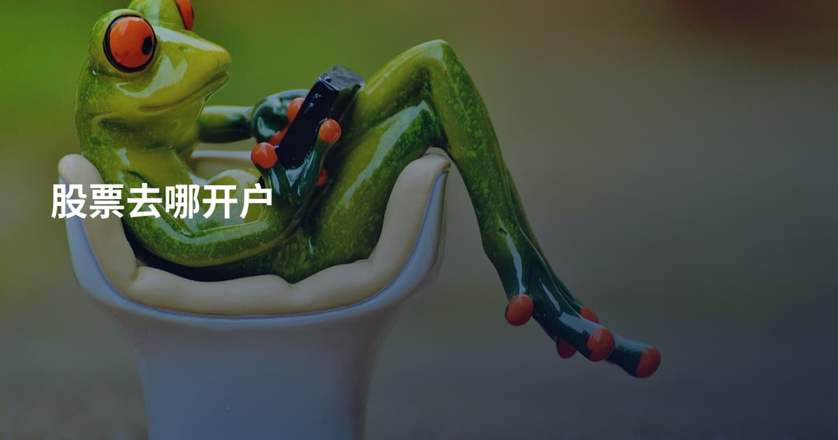 股票去哪开户