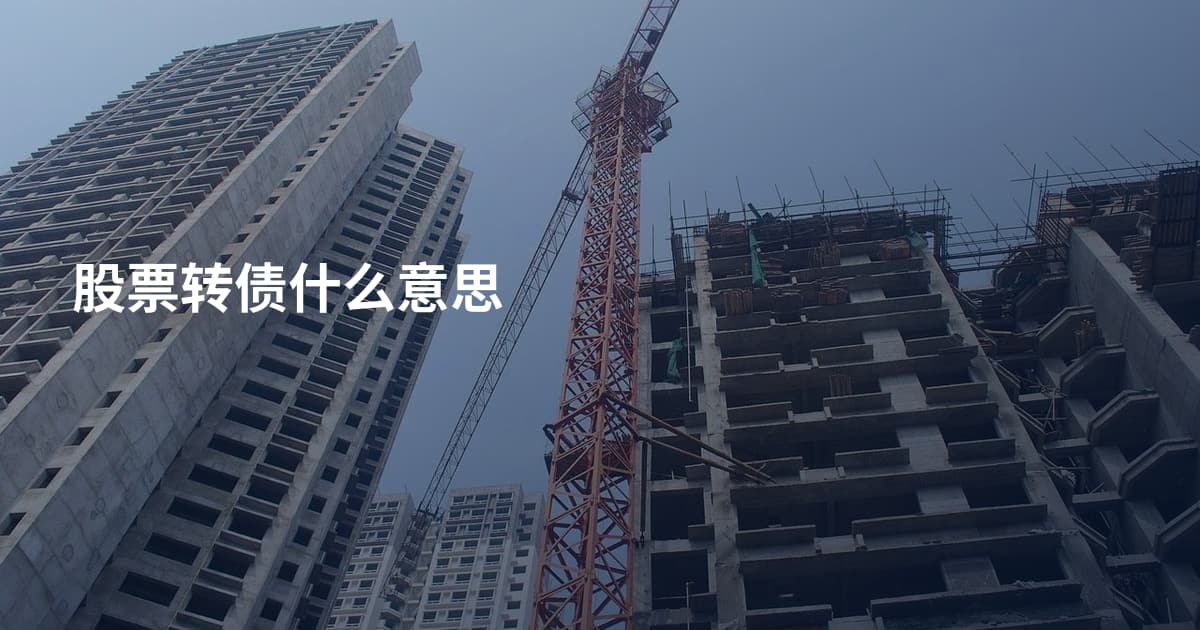 股票转债什么意思