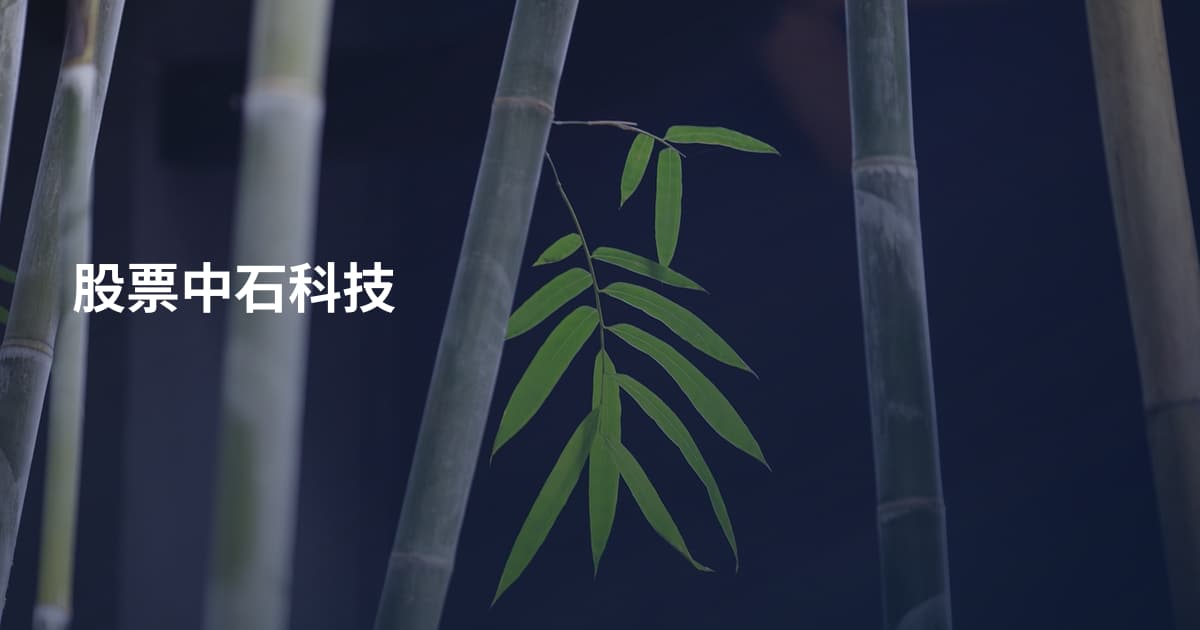 股票中石科技
