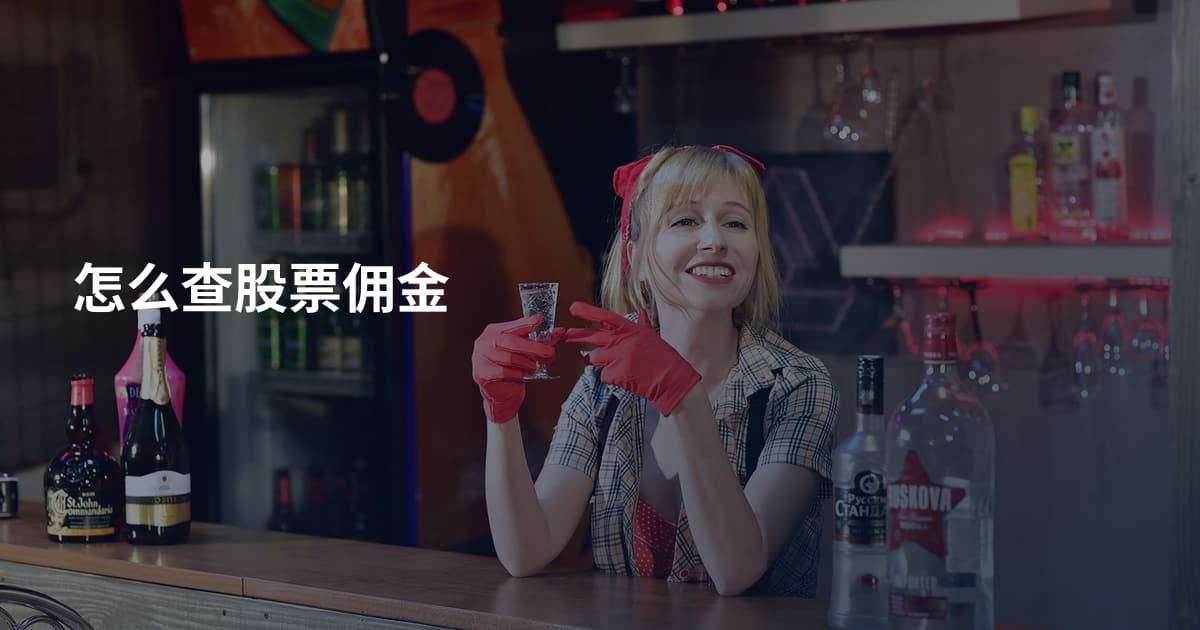 怎么查股票佣金