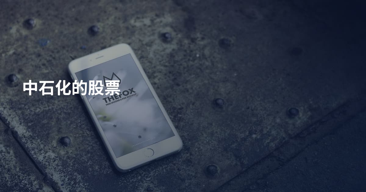 中石化的股票