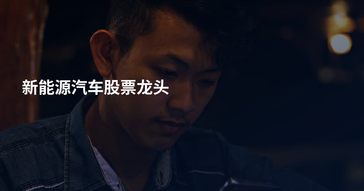 新能源汽车股票龙头