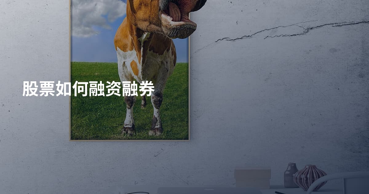 股票如何融资融券