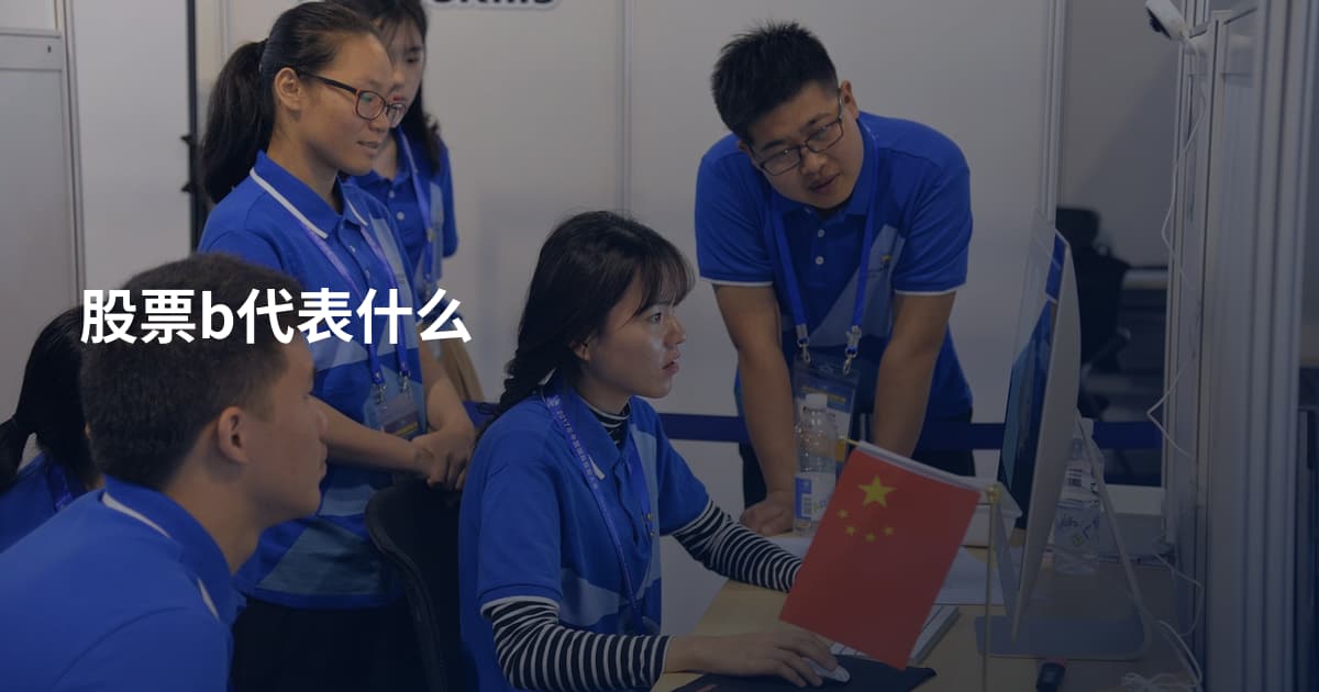 股票b代表什么