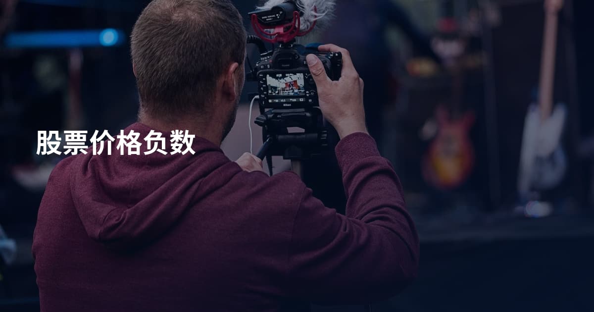 股票价格负数