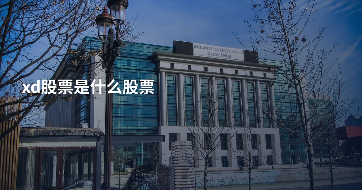 xd股票是什么股票
