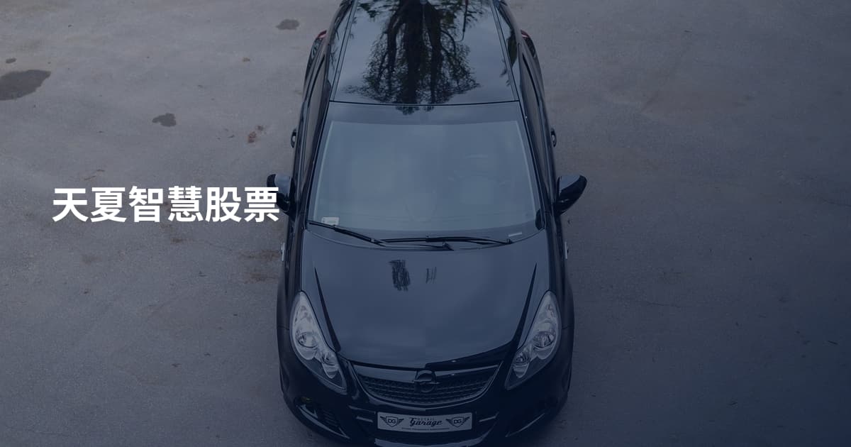 天夏智慧股票