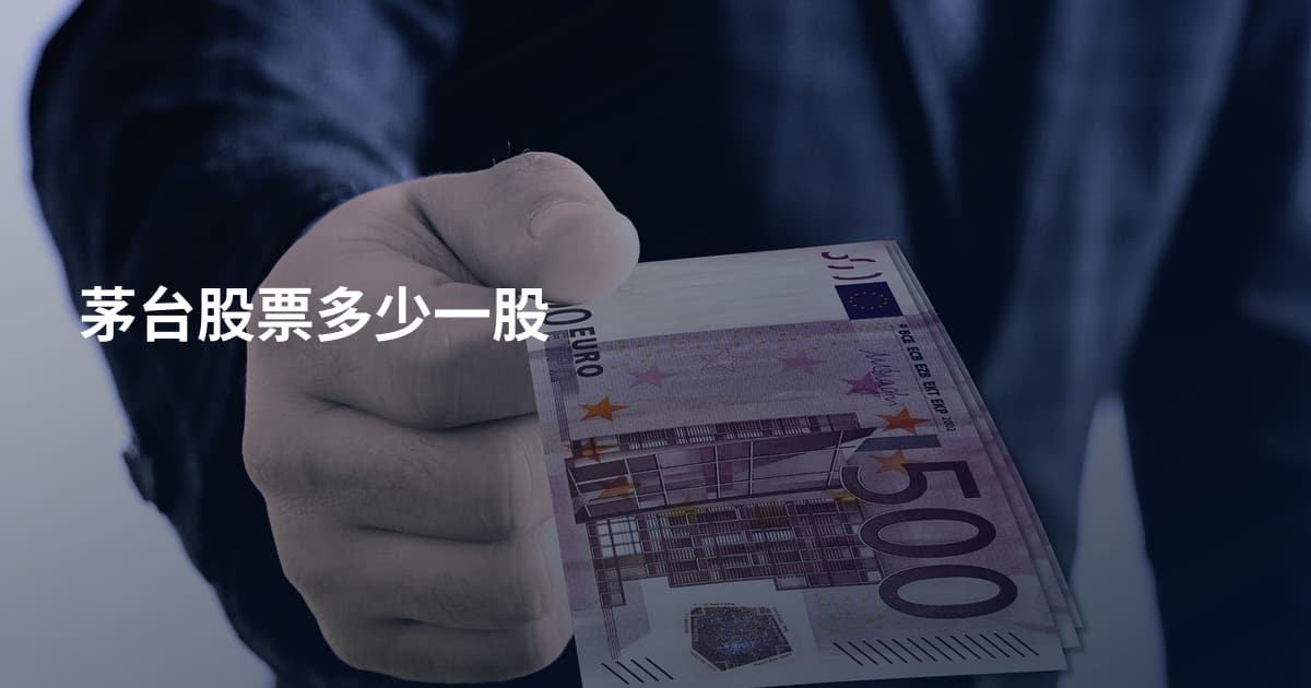 茅台股票多少一股