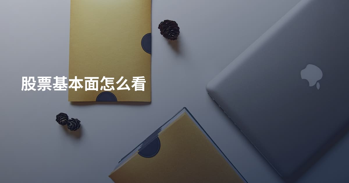 股票基本面怎么看